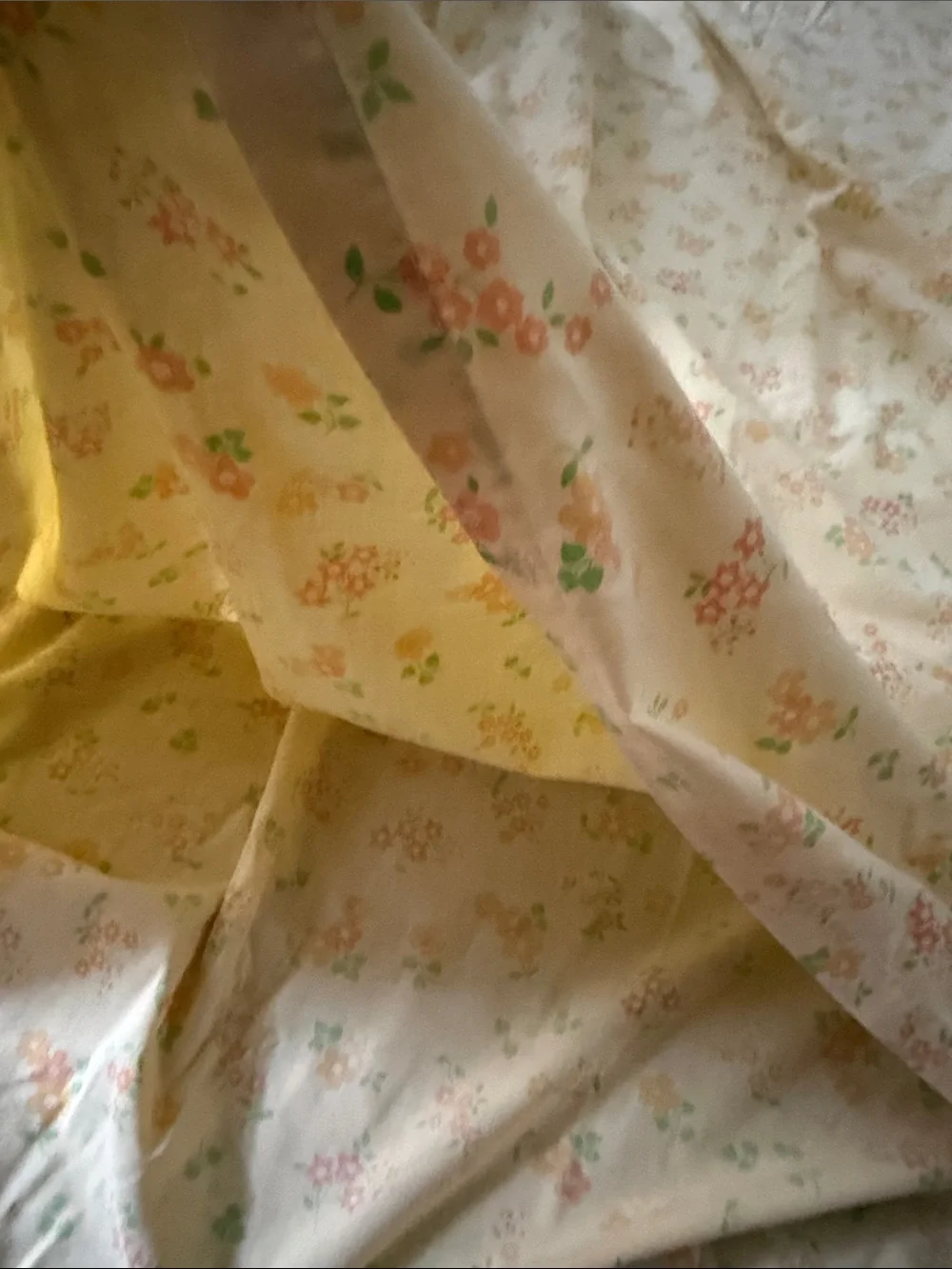Vintage Floral Print Duvet Cover